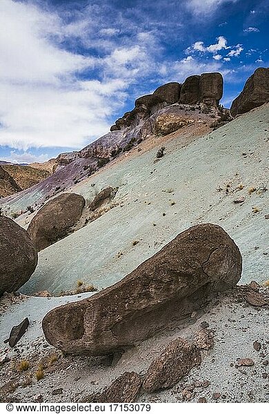 Hügel der sieben Farben  Uspallata  Provinz Mendoza  Argentinien