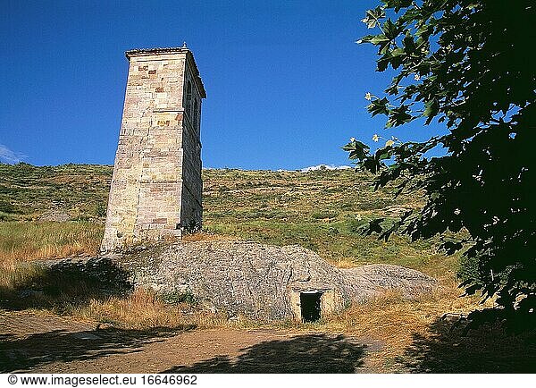 Höhlenkirche. Olleros de Pisuerga  Provinz Palencia  Kastilien-León  Spanien.