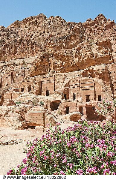Höhlenwohnung  Felsenstadt Petra  Jordanien  Kleinasien  Asien