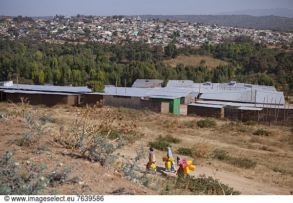 Hütte  Stadt  Großstadt  UNESCO-Welterbe  Afrika  Äthiopien