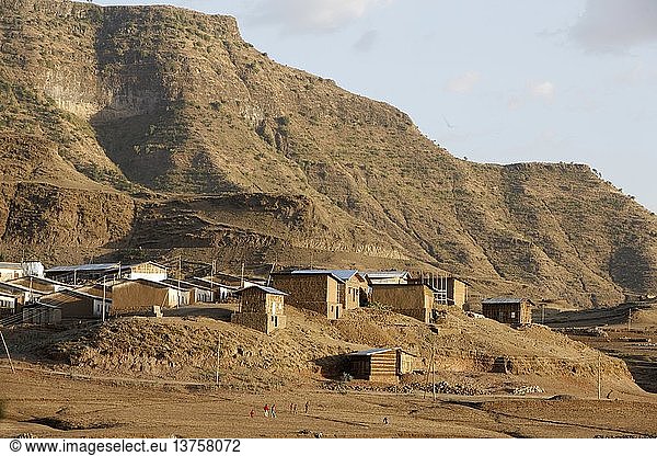 Häuser in Lalibela   Lalibela  Äthiopien.