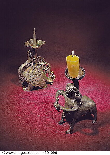 habitation  lamps  candlesticks  brass  12th century  Bavarian National Museum  Munich  lighting  fine arts  handcraft  candlestick  candle  candles  middle ages  gothic  mythological creature  dragon  centaur  historic  historical  medieval