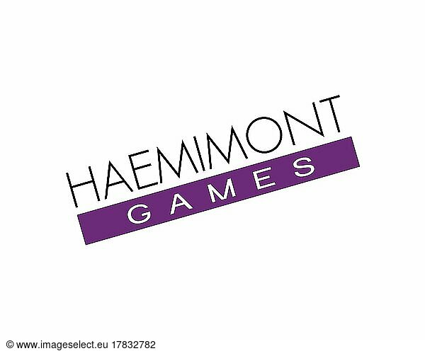 Haemimont Games  gedrehtes Logo  Weißer Hintergrund