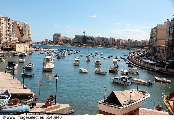 Hafen  Boot  angeln  Malta