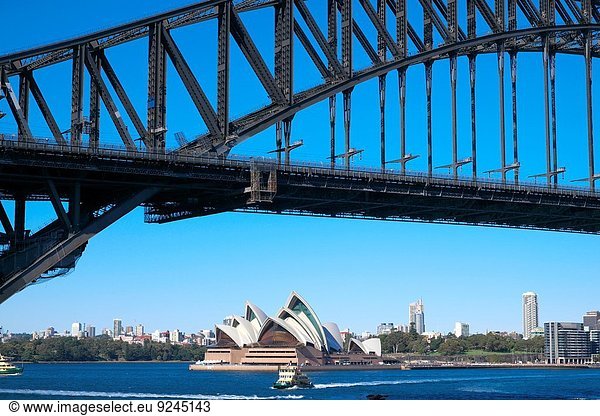Hafen Brücke zeigen Australien Sydney