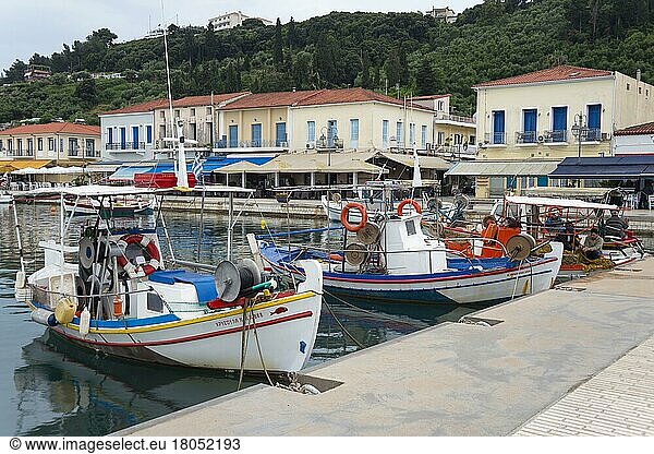 Hafen  Katakolo  Elis  Peloponnes  Griechenland  Europa