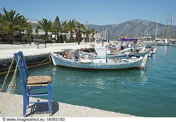 Hafen  Kilada  Argolis  Peloponnes  Griechenland  Europa