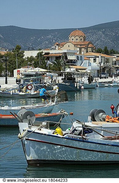 Hafen  Kilada  Peloponnes  Griechenland  Europa