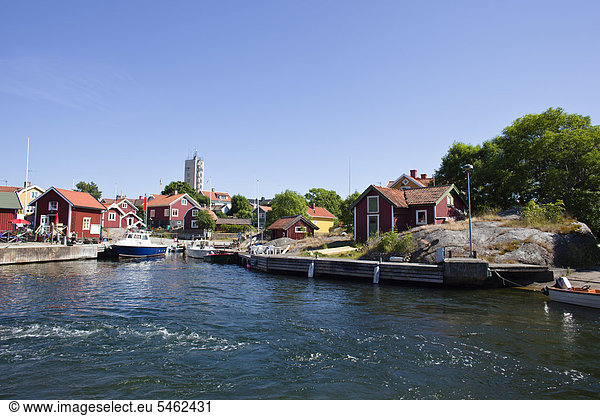 Hafen klein Inselgruppe schwedisch