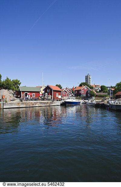 Hafen klein Inselgruppe schwedisch