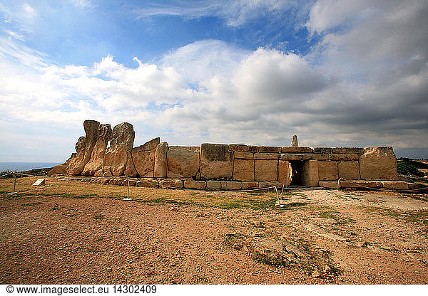 Hagar Qim Temple, Ancient site, Malta Island