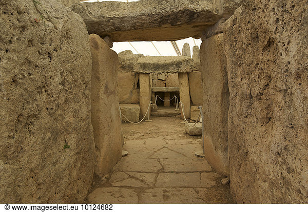 Hagar Qim Temple Ruinen auf Malta  Europa