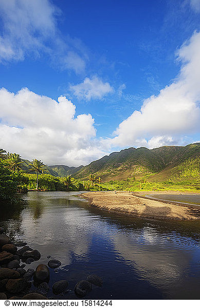 Halawa-Tal  Insel Molokai  Hawaii  Vereinigte Staaten von Amerika  Nord-Amerika