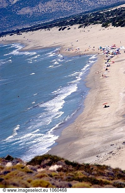 Halbmondförmigen Patara-Strand  Mittelmeer-Küste. Turkei