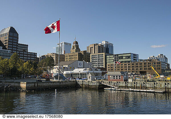 Halifax Downtown Waterfront  Halifax  Nova Scotia  Canada  North America