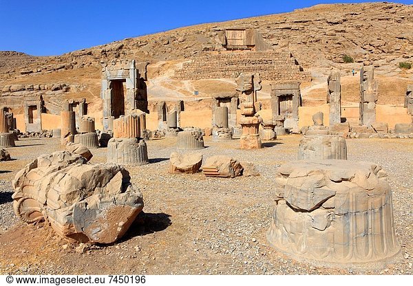 Halle  Ruine  Säule  100  Iran  Persepolis