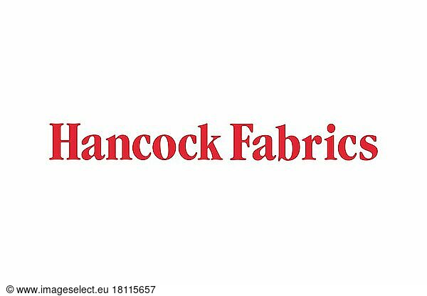 Hancock Fabrics  Logo  White Background