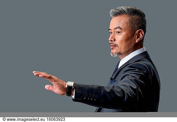 Hand side business men