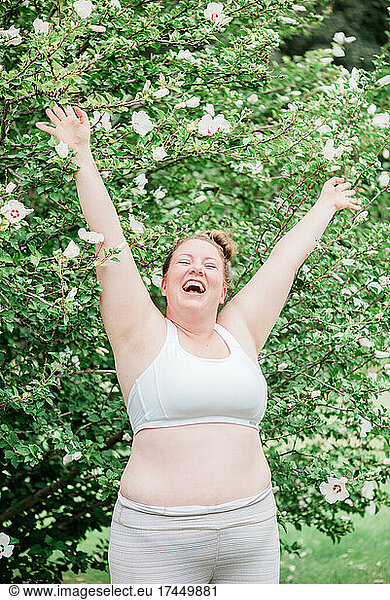 Happiness Joy Mental Health in Plus Size Fat Women High Self Esteem