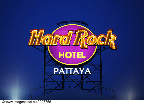 Hard Rock Hotel Pattaya at night  Thailand  Asia