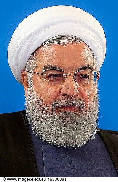 Hassan Rohani - *12. 11. 1948: Iranischer Politiker und schiitischer Rechtsanwalt  7. Präsident der Islamischen Republik Iran seit 2013 - Iran.