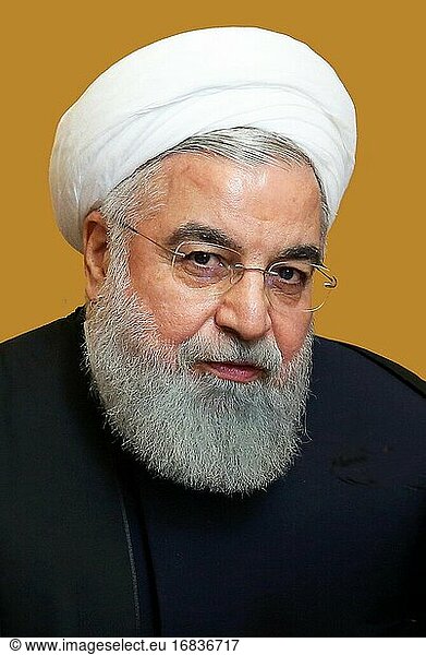 Hassan Rohani - *12. 11. 1948: Iranischer Politiker und schiitischer Rechtsanwalt  7. Präsident der Islamischen Republik Iran seit 2013 - Iran.