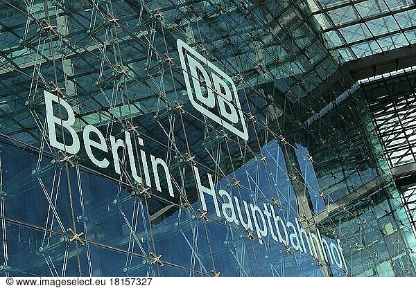 Hauptbahnhof  Mitte  Berlin Deutschland