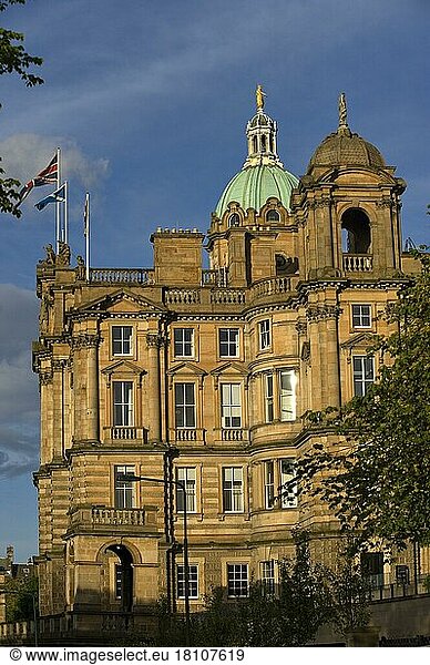 Hauptsitz der Bank of Scotland  Edinburgh  Schottland  Edinburg