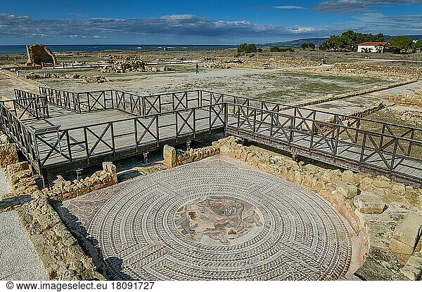 Haus des Theseus  Ausgrabungsstätte  Archäologischer Park  Paphos  Zypern  Europa