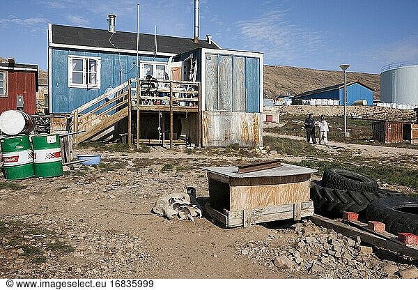 Haus in Qaanaaq  Grönland.