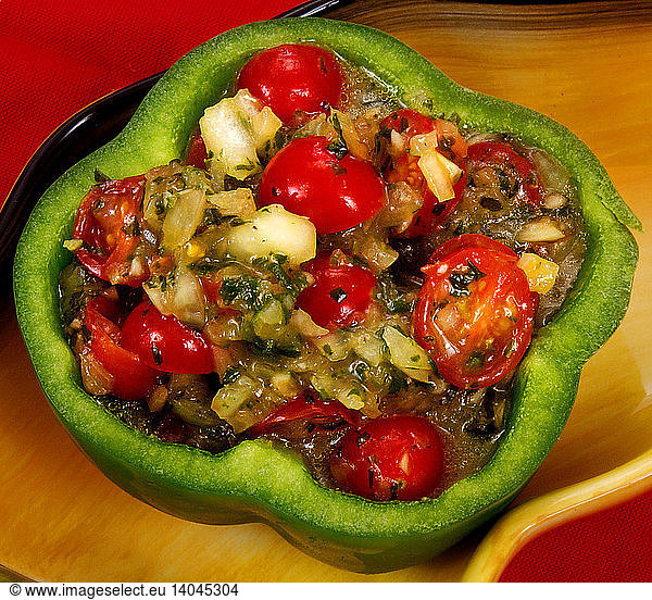 Healthy Food  Vegetarian Stuffed Pepper
