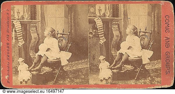 Hegger 1864–1938.Group of 6 Stereograph Views of Christmas Scenes  ca. 1850–1919.Albumen silver prints.Inv. Nr. 1982.1182.1152–.1157New York  Metropolitan Museum of Art.