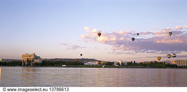 Heißluftballonfestival Canberra  Australisches Hauptstadtterritorium  Australien