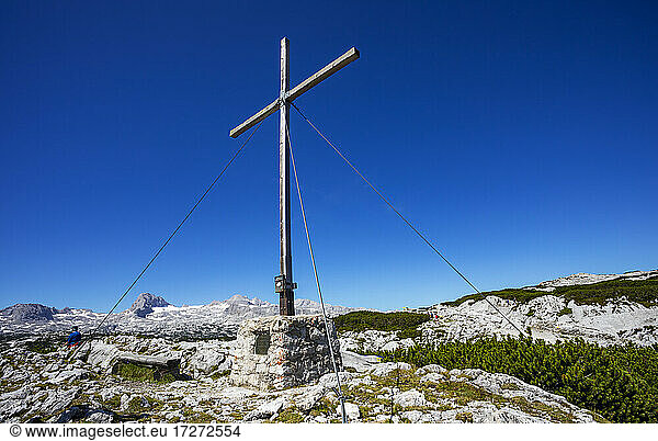 Heilbronner Cross standing against clear blue sky