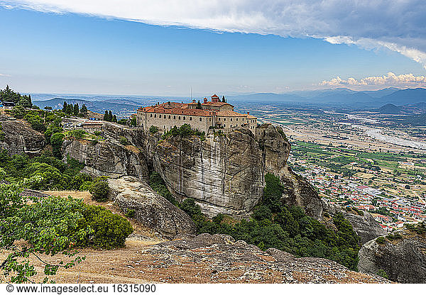 Heiliges Kloster St. Stephan  UNESCO-Weltkulturerbe  Meteora-Klöster  Griechenland  Europa
