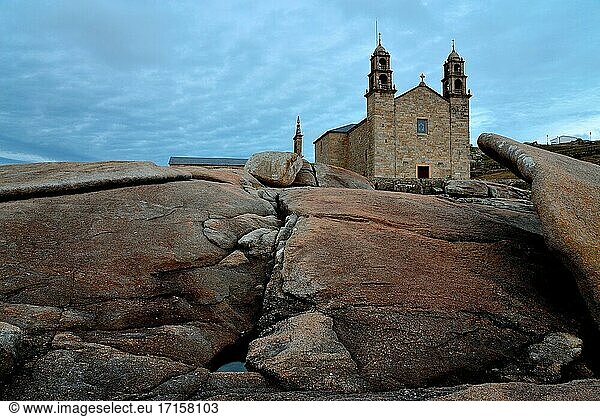 Heiligtum der Virxe da Barca in Muxia  A Coru?a  Spanien.