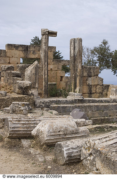 Heiligtum des Apollo  der Tempel der Artemis  der griechischen und römischen Website von Kyrene  UNESCO World Heritage Site  Libyen  Nordafrika  Afrika