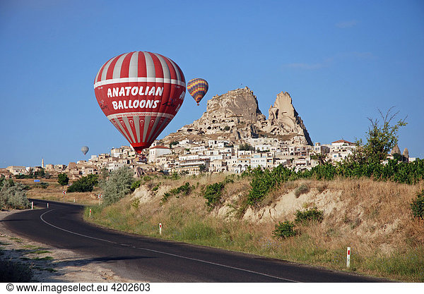 Heissluftballon Uchisar Kappadokien Türkei