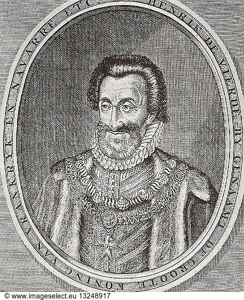 Henry IV of France (1553-1610) was King of France from 1589 to 1589 and King of Navarre from 1572-1610. He was the first monarch of the Bourbon branch of the Capetian dynasty in France. As a Huguenot  Henry was involved in the Wars of Religion before ascending the throne in 1589. Henry VI was one of the most popular French Kings both during and after his reign. He was assassinated by a fanatical Catholic.