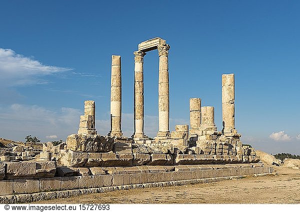Herkules-Tempel  Zitadelle von Amman  Amman  Jordanien  Asien