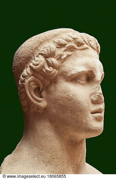 Hermes bust  2nd and 1st century BC  Ephesus Museum Selcuk  Selcuk  Izmir Province  Aegean Sea  Turkey  Asia