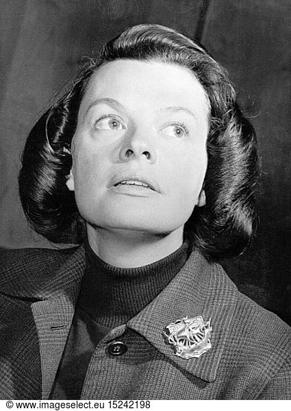Hielscher  Margot  29.9.1919 - 20.8.2017  deut. Schauspielerin  Portrait  1960er Jahre
