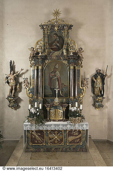 High altar of St. Nikolaus in Selbach