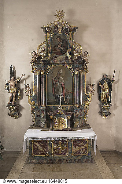 High altar of St. Nikolaus in Selbach