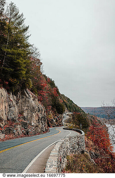 Highway in New York State  fall