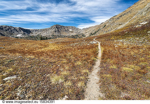 Hiking Trail in the Indian Peaks Wilderness