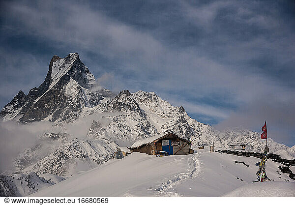 Himalaya Mountain Peak Base Camp  Nepal