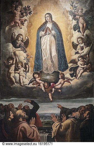 Himmelfahrt der Jungfrau Maria  17. Jahrhundert  Öl auf Leinwand  aus der Kathedrale von San Pedro de Jaca  Diözesanmuseum Jaca  Huesca  Spanien.