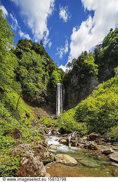 Hirayu Falls  Gifu prefecture  Honshu  Japan  Asia