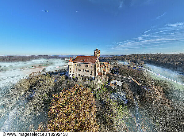 Historic Ronneburg Castle in Wetterau  Hesse  Germany